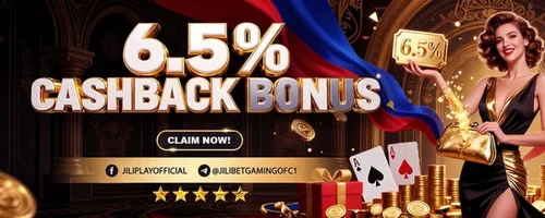 6.5% Cashback Bonus | Play & Earn Safely at JILIBET